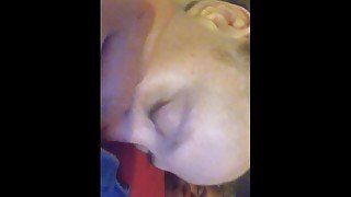 Wife having fun sucking my dick