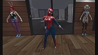 Spider Girl Dancing