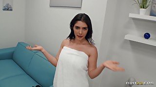 POV video of incredible fucking with oiled cutie Tru Kait