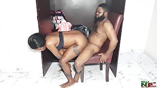 African Nigerian Wardrobe Sex With Ruzzyde