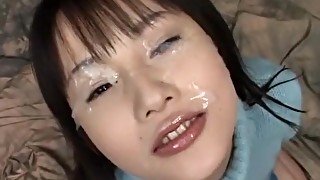 Crazy homemade POV, Facial porn video