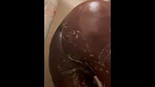 ChocolateBunny gets squeaky clean before being fucked