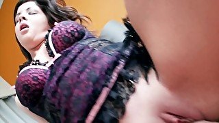 Guy thinks MILF in corset wants cock in pussy and he is right