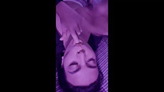 Daddy cums on 19 year old latina face