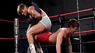 Horny porn video gay Wrestling hottest only for you