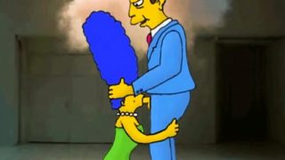 Marge Simpson lusty cheating wife