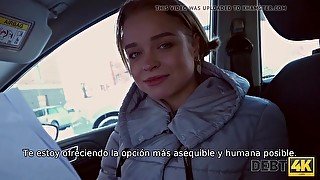 Guy convinced debtor to have hot sex on camera