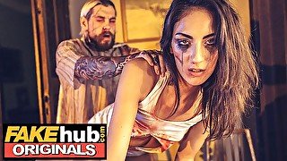 Fakehub Originals - Fake Horror Movie goes wrong when real killer enters star actress dressing room