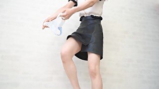 女子大生まな　水色の下着を紹介　232