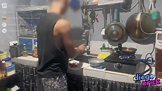 Pinoy Fun - Hot Horny Stepbrother Can Cook and Cum Shy Brother  Kapatid Nilamon Chupaan at Kantot