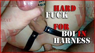 Hard Fuck for Boi in Harness