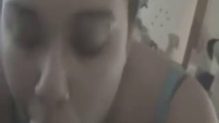 Latina deepthroat my dick