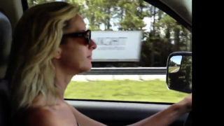 TITS OUT DRIVING USA