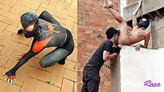 The Amazing Spider-Woman 🕷️🕸️ - Spiderman - Sex OUTDOORS Exposed