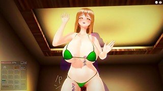 [3D HENTAI] 変態ビキニとあまあまセックス