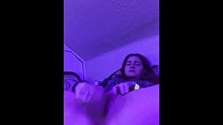 Watch me cum on my dildo