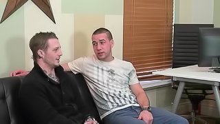 Tattooed guys having kinky sex and fucking doggystyle