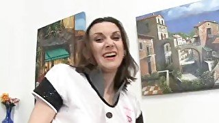 Valerie Voxx Pumps Cum on Her Face