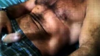 Moustache dady jerking off (no cum)