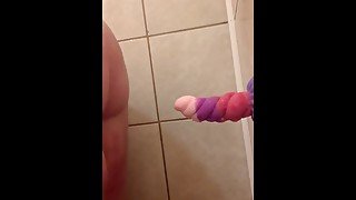 Dildo shower fun