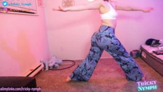 Sensual Yoga with Tricky Nymph