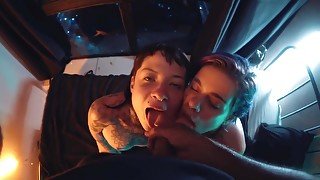 My 1st Menage Sex Tape - Russah &amp; Bosspov