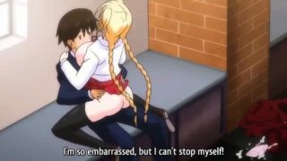 Busty hentai teen welcomes a thick cock inside her pussy