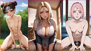 Naruto Hentai Compilation AI generated porn art