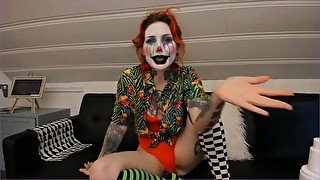 Mean Girlfriend Finds Your Clown Porn JOI