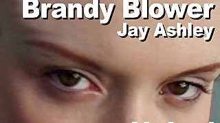 Brandy Blower & Jay Ashley naked suck facial