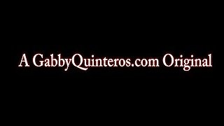 Gabby Quinteros Mini Skirt Masturbation