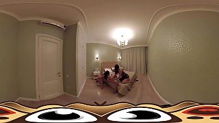 vrpornjack - Lesbian Orgy in 360 VR Porn