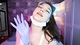 horny nurse shows where to cum