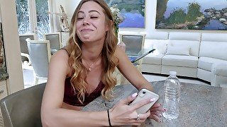 Avery Cristy gives head and gets fucked in doggstyle and prone-bone