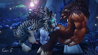 Druid Cat X Worgen X Tauren (Sounded)