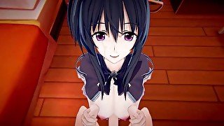 DxD - Akeno fuck  POV