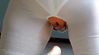 Shilas foot licking and pissing session in girdles I