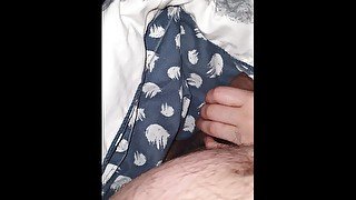 Step daughter caught playing with step dad cock under blanket