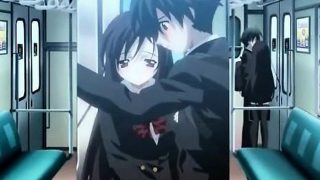 Innocent anime schoolgirl blows stiff