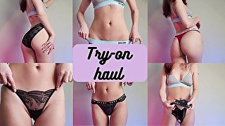 Sexy panties try-on haul