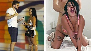 Colombian Gold Digger Teen Is Shown No Mercy