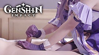 Japanese Hentai Cosplay Ladyboy Get Fucked after Otaku Festival, Genshin Impact Keqing 8