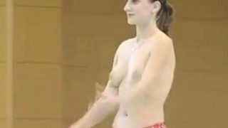 Romanian Gymnast Claudia Presecan - Nude Exercise