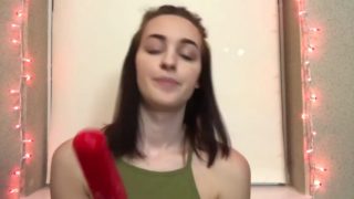 Sexy Girl Sucking Popsicle