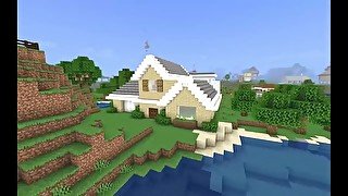 How to build a Suburban House in Minecraft