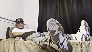 Chillin and Sagging in Bed While I Fuck My Toy - SexySaggerYo