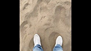 Beach chilling pov