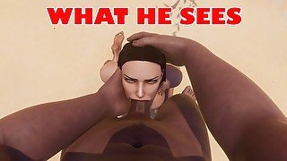 What he sees