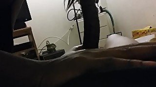 Amateur Ebony Deep-throat Blow job