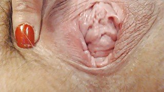 Extreme closeup pussy gaping